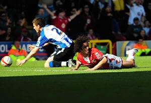 Bristol City V Sheffield Wednesday Collection: Bristol City vs Sheffield Wednesday: A Football Rivalry from the 08-09 Season