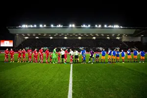 Bristol City V Sheffield Wednesday Prints: Bristol City vs Sheffield Wednesday: Post-Match Handshake