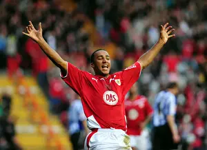 Bristol City V Sheffield Wednesday Prints: Bristol City vs Sheffield Wednesday: A Thrilling Football Showdown (Season 09-10)