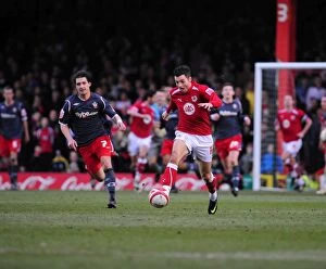 Images Dated 14th February 2009: Bristol City vs Southampton: A Football Rivalry from the 08-09 Season