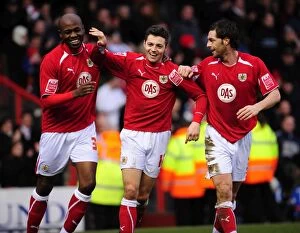 Images Dated 14th February 2009: Bristol City vs Southampton: A Football Rivalry (Season 08-09)
