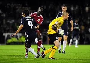Southend United V Bristol City Prints: Bristol City vs. Southend United: A Football Rivalry - Season 10-11: The Clash Between Two Championship Contenders