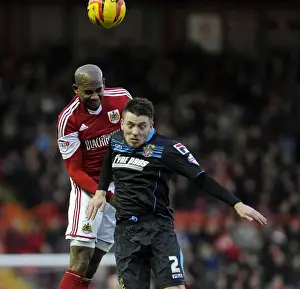 Bristol City vs Stevenage: Intense Aerial Battle Between Marvin Elliott and Sam Wedgbury