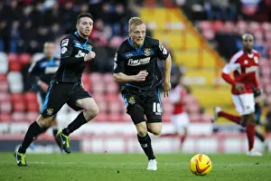 Bristol City vs Stevenage: Jordan Burrow in Action during Sky Bet League One Clash at Ashton Gate