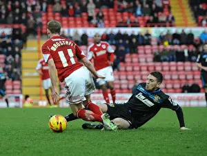Bristol City vs Stevenage: Wagstaff Tackled in Sky Bet League One Clash