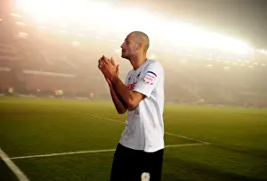 Framed Print : Bristol City vs Swansea City: Darren Pratley at Ashton Gate Stadium, 2011 Championship Football Match