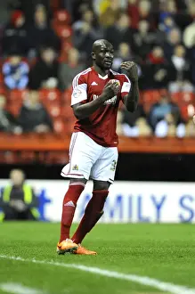Bristol City vs Swindon Town: Nyron Nosworthy in Action at Ashton Gate, 2014