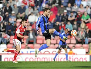 Bristol City V Swindon Town Prints: Bristol City vs Swindon Town: Ryan Harley in Action at Ashton Gate, Sky Bet League One