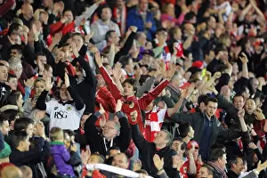 Swindon Prints: Bristol City vs Swindon Town: A Sea of Passionate Fans at Ashton Gate
