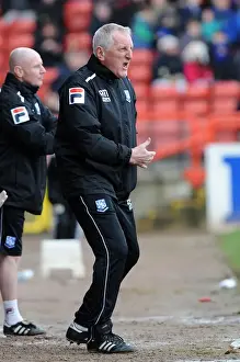 Framed Print : Bristol City vs Tranmere Rovers: Ronnie Moore under FA Betting Investigation (Sky Bet League One)
