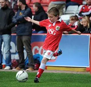 Bristol City V Walsall Prints: Bristol City vs Walsall: Igniting the Football Rivalry at Ashton Gate, May 2015