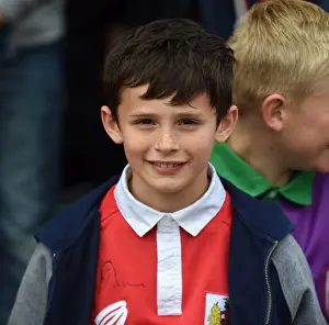 Bristol City V Walsall Prints: Bristol City vs Walsall: Intense Moment at Ashton Gate Stadium