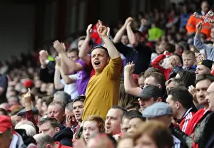 Bristol City vs Walsall: Passionate Fans at Ashton Gate, Sky Bet League One (May 2015)