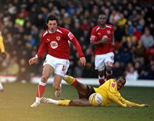 Images Dated 26th December 2008: Bristol City vs. Watford: A Championship Showdown from the 2008-2009 Season