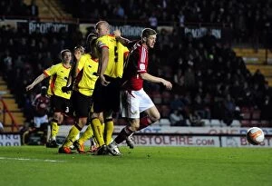 Images Dated 20th March 2012: Bristol City vs. Watford: Clash at Ashton Gate Stadium - March 20, 2012