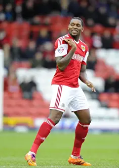 Bristol City V Watford FA Cup Prints: Bristol City vs Watford: FA Cup Third Round - Jay Emmanuel-Thomas in Action (FA Cup Showdown)