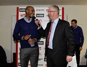 Images Dated 4th January 2014: Bristol City vs Watford: FA Cup Third Round - Man of the Match Presentation