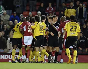 Bristol City V Watford Prints: Bristol City vs. Watford: A Football Rivalry from the 07-08 Season