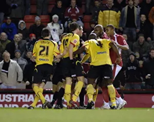 Bristol City V Watford Prints: Bristol City vs. Watford: A Football Rivalry from the 07-08 Season