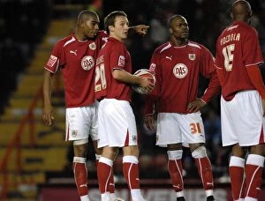 Images Dated 26th November 2008: Bristol City vs. Watford: A Football Rivalry from the 08-09 Season