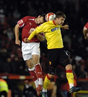 Bristol City V Watford Prints: Bristol City vs. Watford: A Football Rivalry from the 08-09 Season