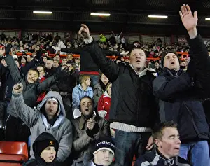 Framed Print : Bristol City vs. Watford: A Football Rivalry from the 08-09 Season