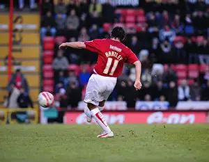 Framed Print : Bristol City vs. Watford: A Football Rivalry Unfolds - 09-10 Season Showdown