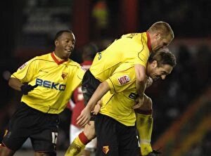 Images Dated 26th November 2008: Bristol City vs. Watford: A Football Showdown - 08-09 Season