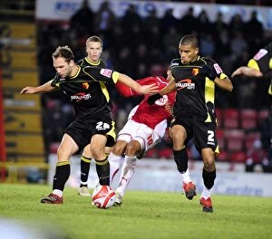 Images Dated 28th December 2009: Bristol City vs. Watford: A Football Showdown - Season 09-10