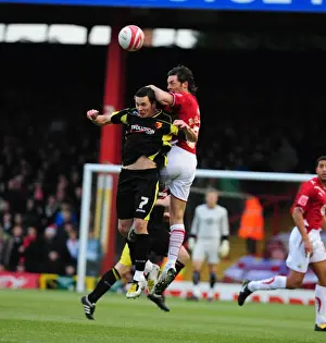 Bristol City V Watford Prints: Bristol City vs. Watford: A Football Showdown - Season 09-10