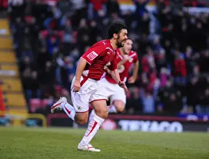 Framed Print : Bristol City vs. Watford: A Football Showdown - Season 09-10