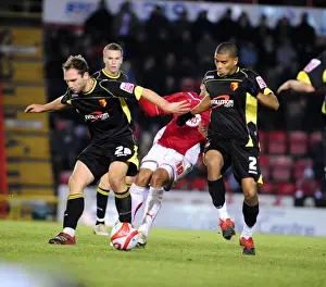 Bristol City V Watford Prints: Bristol City vs. Watford: A Football Showdown - Season 09-10