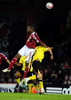 Framed Print : Bristol City vs. Watford: A Football Showdown - Season 10-11 Framed Print : Bristol City vs. Watford: A Football Showdown - Season 10-11