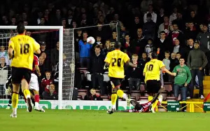 Framed Print : Bristol City vs. Watford: A Football Showdown - Season 10-11 Framed Print : Bristol City vs. Watford: A Football Showdown - Season 10-11