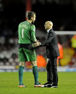Bristol City vs Watford: Giuseppe Sannino and Manuel Almunia at Ashton Gate, FA Cup Third Round