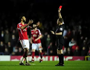 Bristol City V Watford Prints: Bristol City vs. Watford: Liam Fontaine's Red Card (2012)