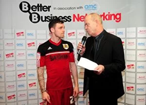 Images Dated 29th January 2013: Bristol City vs Watford: Man of the Match Interview, Ashton Gate, 2013