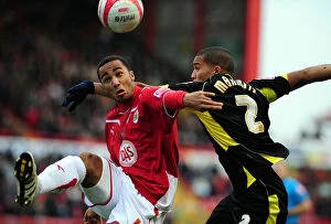 Bristol City v Watford Collection: Bristol City vs. Watford: A Season 09-10 Showdown - The Exciting Clash