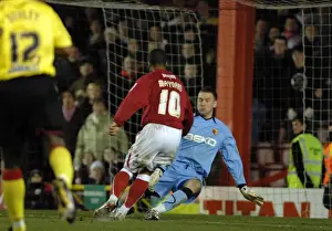Framed Print : Bristol City vs. Watford: A Thrilling Showdown from the 08-09 Season Framed Print : Bristol City vs. Watford: A Thrilling Showdown from the 08-09 Season