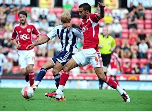 Season 11-12 Prints: Bristol City vs. West Brom: Liam Fontaine vs