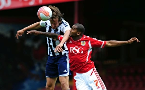 Season 11-12 Prints: Bristol City vs. West Brom: Marvin Elliott vs