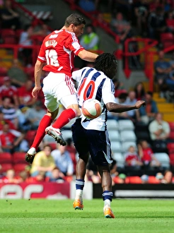 Season 11-12 Prints: Bristol City vs. West Brom: Wilson vs