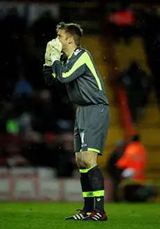 Bristol City V West Ham Prints: Bristol City vs. West Ham: Robert Green in Action at Ashton Gate Stadium (April 17, 2012)
