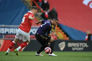 Bristol City V West Ham Prints: Bristol City vs. West Ham United: Matt Smith vs. Winston Reid - Intense Football Rivalry