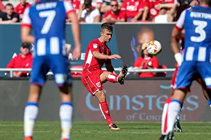 Opening Game Prints: Bristol City vs Wigan Athletic: Joe Bryan in Action
