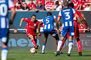 Opening Game Prints: Bristol City vs Wigan Athletic: Luke Freeman in Action