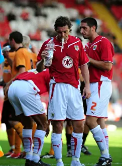 Bristol City V Wolverhampton Wanderers Prints: Bristol City vs. Wolverhampton Wanderers: 09-10 Pre-Season Friendly - A Glimpse into the First Team's Training