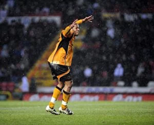 Images Dated 17th January 2009: Bristol City vs. Wolverhampton Wanderers: A Football Rivalry from the 08-09 Season