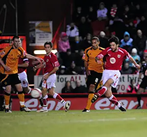 Bristol City V Wolverhampton Wanderers Prints: Bristol City vs. Wolverhampton Wanderers: A Football Rivalry - Season 08-09