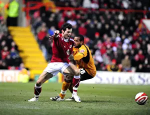 Bristol City V Wolverhampton Wanderers Prints: Bristol City vs. Wolverhampton Wanderers: A Football Rivalry - Season 08-09